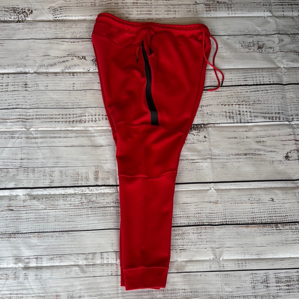 Nike Red Jogger Pants Men’s size XL - Picture 3 of 8